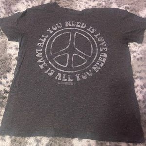 "4/$12" All you need is love crop top